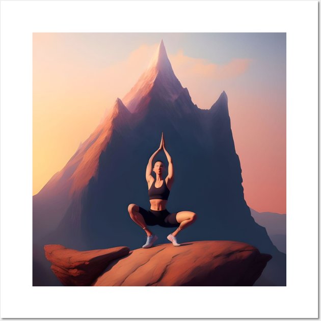 Yoga Wall Art by YYMMDD-STORE